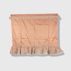 Unbranded Window Valance Curtains 30x26 Terracotta Cottagecore Farmhouse